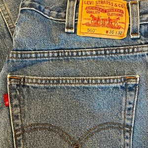 👖Levi’s 560 W36 L32 Classic Loose Fit Jeans